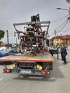 Trăsuri pregătite de nuntă, care circulau într-o zonă aglomerată din Craiova fără a avea autorizaţiile necesare, ridicate de poliţiştii locali - FOTO / VIDEO