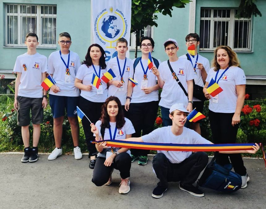 Medalii de aur, argint şi bornz la Olimpiada Europeană de Geografie / România, pe prima poziţie în clasamentul pe ţări