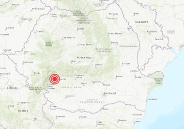 Cutremur cu magnitudinea 4.2, produs în judeţul Gorj/ Acesta a fost urmat de două replici
