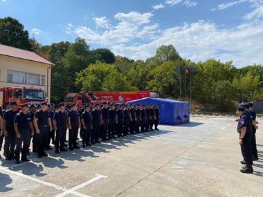 IGSU trimite pompieri şi 12 mijloace de intervenţie în Grecia, pentru a ajuta la stingerea incendiilor de pădure - FOTO, VIDEO