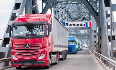 Protest al transportatorilor bulgari de cereale, în apropierea PTF Giurgiu, Ruse, Negru Vodă şi Vama Veche, astfel că sunt restricţii de circulaţie/ De la ora 12, nu mai este permis accesul prin PTF Negru Vodă