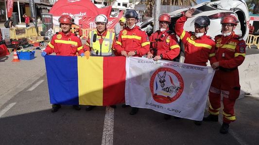 Inspectoratul General pentru Situaţii de Urgenţă: România, locul trei la Competiţia Mondială World Rescue Challenge, proba „descarcerare - scenariu complex” - FOTO