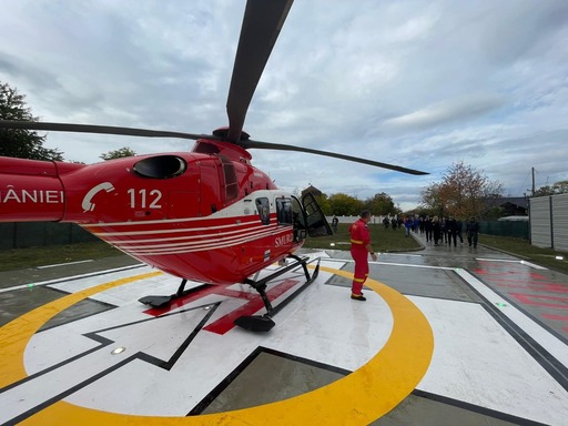 Heliport inaugurat în Botoşani, ultimul dintr-o serie de şapte astfel de facilităţi construite de DSU