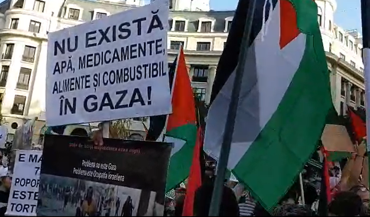 Cetăţeni palestinieni care locuiesc în România…