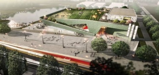 Primăria Capitalei anunţă lansarea licitaţiei pentru reluarea lucrărilor în vederea finalizării patinoarului Flamaropol - FOTO