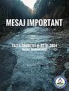 Mesaj de avertizare din partea Salvamont pentru turiştii aflaţi în zona Valea Sâmbetei din Făgăraş: S-au format mai multe zone cu gheaţă, iar înaintarea pe poteca turistică poate fi îngreunată