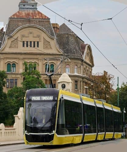 Viceprimarul Cosmin Tabără, după ce compania Bozankaya a anuntat că va livra tramvaie în culorile negru şi galben: Culorile Timişoarei nu sunt galben-negru - FOTO