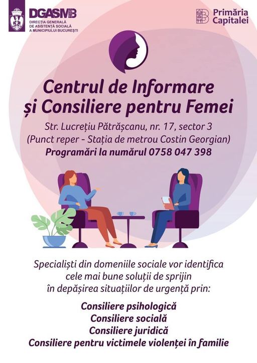 Nicuşor Dan: Femeile care se confruntă cu greutăţi, abuzuri emoţionale sau fizice, gestionarea incorectă a relaţiilor cu copiii, probleme de reintegrare socială beneficiază gratuit de îndrumare psihologică, socială şi de îndrumare juridică