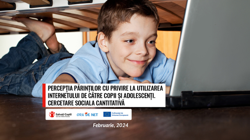 Aproape jumătate dintre adolescenţii de 16-17 ani petrec cel puţin 4 ore pe zi navigând pe internet, iar copii de 5-10 ani utilizează reţele de socializare, arată o anchetă Salvaţi Copiii