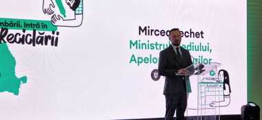 Ministrul Mediului, la inaugurarea celui de-al doilea centru RetuRO: Asta ne propunem să facem, o ţară mai curată/ În prima lună, mai puţin de 45 de milioane de ambalaje au fost puse pe piaţă