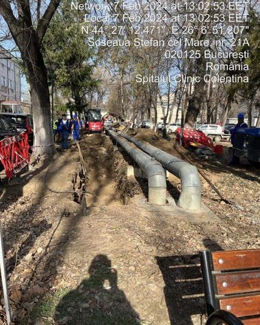 Primăria Capitalei anunţă că a fost deschis al 11-lea şantier pentru modernizarea sistemului de termoficare. Va fi înlocuită reţeaua pe o lungime de peste 5 km


