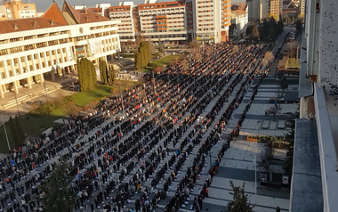 Imagini impresionante de la ceremonia sfinţirii bucatelor de Paştele Catolic, la Miercurea Ciuc - FOTO, VIDEO