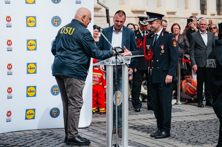 Raed Arafat: Astăzi, Sibiu a devenit al 10-lea municipiu cu echipaje de intervenţie rapidă SMURD, pe motociclete