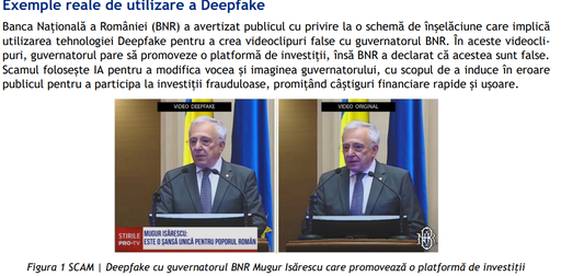 Directoratul Naţional de Securitate Cibernetică (DNSC) lansează Ghidul privind identificarea materialelor de tip Deepfake