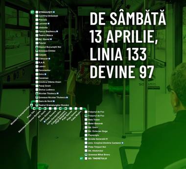 N. Dan: Am recepţionat un nou lot de troleibuze Solaris Trollino cu autonomie şi continuăm optimizarea transportului în comun. Din 13 aprilie comasăm liniile 97 cu 133