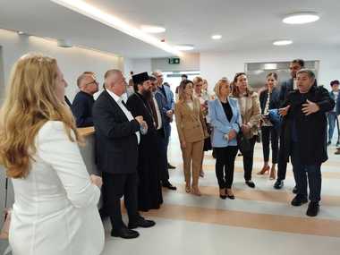 Ambulatoriul Clinic de Psihiatrie Pediatrică din cadrul Spitalului Clinic de Urgenţă pentru Copii din Cluj-Napoca, inagurat în urma unui proiect cu fonduri europene de aproape 39 de milioane de lei