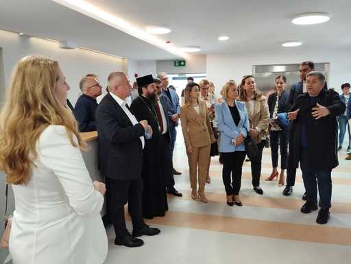 Ambulatoriul Clinic de Psihiatrie Pediatrică din cadrul Spitalului Clinic de Urgenţă pentru Copii din Cluj-Napoca, inagurat în urma unui proiect cu fonduri europene de aproape 39 de milioane de lei
