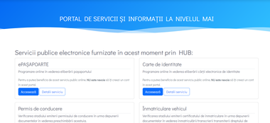 HUB-ul de servicii al Ministerului Afacerilor Interne a atins aproximativ 9 milioane de accesări

