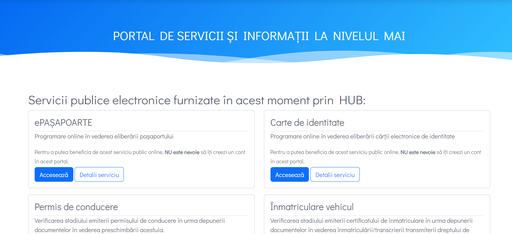 HUB-ul de servicii al Ministerului Afacerilor Interne a atins aproximativ 9 milioane de accesări

