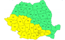 Cod galben de caniculă, în Banat, Oltenia, cea mai mare parte a Munteniei, sudul Crişanei şi sud-vestul Transilvaniei/ Miercuri, valul de căldură se va extinde în toată ţara, cu maxime de 35-37 de grade/ Cod portocaliu, în 16 judeţe şi în Capitală