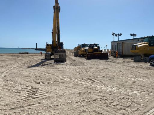 ABA Dobrogea Litoral anunţă începerea lucrărilor de înnisipare între Neptun şi Venus / Plajele vor avea lăţimi de 100 de metri şi va fi asigurată o pantă lină la intrarea în apă - FOTO
