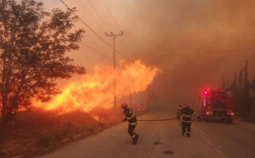 Ministerul de Externe anunţă risc crescut de producere a incendiilor în Grecia / Atenţionare de călătorie / Zonele vizate

