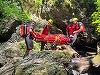 Un turist a căzut de la peste 10 metri, pe scările din canionul Tamina / El a fost recuperat de către salvamontişti - FOTO