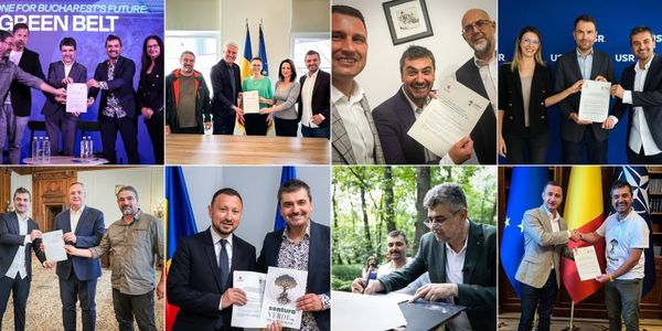Platforma Civică Împreună Pentru Centura Verde anunţă că a obţinut o ultimă semnatură a Memorandum-ului pentru Aer Curat, Sănătate şi Viitor: Am generat astfel consens şi o asumare politică şi administrativă fără precedent în România