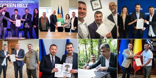 Platforma Civică Împreună Pentru Centura Verde anunţă că a obţinut o ultimă semnatură a Memorandum-ului pentru Aer Curat, Sănătate şi Viitor: Am generat astfel consens şi o asumare politică şi administrativă fără precedent în România
