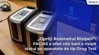 Fundaţia pentru Apărarea Cetăţenilor Împotriva Abuzurilor Statului: Jumătate din rezultatele aparatelor DrugTest au fost greşite / Organizaţia cere oprirea risipei banilor publici pe astfel de aparate / Precizările Poliţiei Române