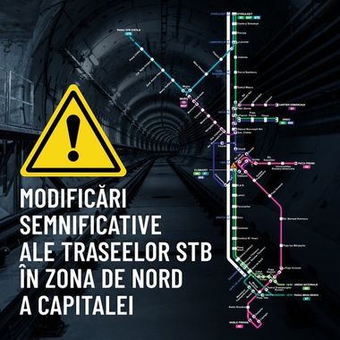 Nicuşor Dan: Mai multe linii de transport în comun din zona capătului de linie Clăbucet au fost reconfigurate, după începerea lucrărilor la Magistrala 6 de metrou, ce va asigura legătura dintre Capitală şi Aeroportul Internaţional „Henri Coandă”