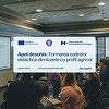 Ministerul Educaţiei a lansat apelul competitiv de proiecte ”Program de formare a cadrelor didactice din liceele cu profil agricol” / Alocarea financiară este de 600.000 de euro