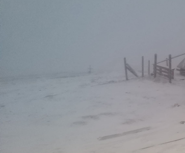 UPDATE - Ninsoare şi vânt puternic în zona montană a judeţului Cluj/ Vizibilitate sub 100 de metri. Avertizarea meteorologilor, valabilă până la ora 2.00, în noaptea de sâmbătă spre duminică/ Avertizări similare şi pentru Maramureş şi Bistriţa-Năsăud 