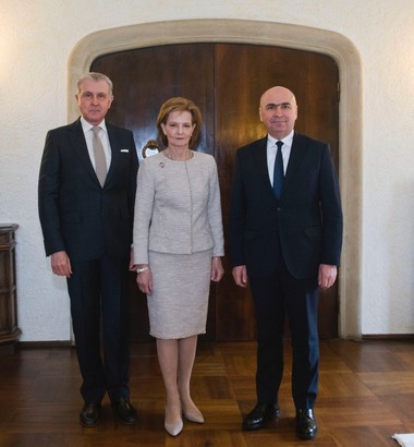 Preşedintele interimar Ilie Bolojan, întâlnire cu Majestatea Sa Custodele Coroanei 