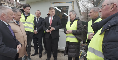 Alexandru Rafila, în vizită pe şantierul viitorului Laborator de Radioterapie din Piteşti: În ritmul în care se lucrează sunt convins că acest proiect va fi finalizat până la jumătatea anului viitor