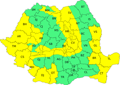 ANM: Ninsori şi viscol la munte, precipitaţii mixte şi vânt puternic în restul ţării/ Izolat, în zona montană din nordul şi centrul ţării se va produce polei. Duminică dimineaţă, brumă şi îngheţ la sol/ Cum va fi vremea de Florii şi de Paşti