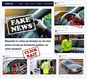 Registrul Auto Român, avertisment asupra unor informaţii false din domeniul rutier, promovate pe internet: Nu vă lăsaţi „seduşi” de poveşti imaginare şi dezinformări! Verificaţi!