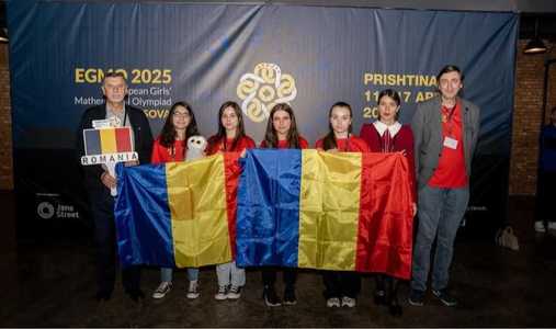 Lotul României,  format din patru eleve de la Liceul Teoretic Internaţional de Informatică Bucureşti, a obţinut 4 medalii la Olimpiada Europeană de Matematică pentru Fete 2025 - FOTO