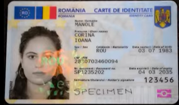 Ministerul de Interne: Continuă procesul de extindere a serviciului de emitere a noii Cărţi Electronice de Identitate / Judeţele în care va putea fi emis documentul

