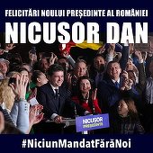ALEGERI PREZIDENŢIALE 2025 – Activişti din mai multe domenii, mesaje de felicitare pentru Nicuşor Dan / Vasile Bănescu: Mulţumiri din toată inima tuturor celor ce ne-au salvat de căderea în haos şi beznă