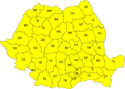 ANM: Vreme deosebit de rece şi vijelii în aproape toată ţara, luni şi marţi/ Lapoviţă şi ninsoare la munte, strat de zăpadă de până la şase centimetri