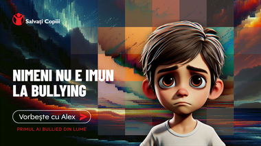 „Vorbeşte cu ALEX”, primul experiment social care foloseşte inteligenţa artificială pentru a arăta schimbările prin care trece un copil expus bullying-ului: de la entuziasm la anxietate: „Vrem să facem consecinţele bullyingului tot mai greu de ignorat”