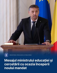 Daniel David: Sunt pregătit să fiu acum un ministru de sacrificiu, dispus să ducă şi criticile ticăloase şi pe cele justificate/ Cu mesaj simbolic, voi renunţa lunar la 25% din salariul meu de la minister, pentru a redirecţiona banii spre burse