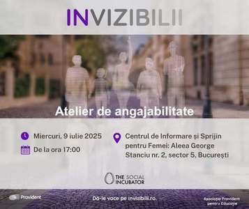 Primarul interimar al Capitalei anunţă proiectul INVIZIBILII, pentru mame singure, femei peste 55 de ani rămase fără loc de muncă, persoane care muncesc fără acte: Trebuie să-i ajutăm să fie văzuţi!