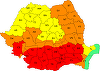 Cod roşu de caniculă pentru 16 judeţe din sudul ţării şi pentru Bucureşti/ Temperaturile vor ajunge la 41 de grade/ Disconfort termic deosebit de accentuat şi nopţi tropicale/ Patru judeţe din vestul ţării, sub cod roşu de vijelii şi grindină şi averse