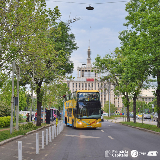 Linia turistică „Bucharest City Tour" intră în funcţiune de luni / Care este traseul / Cât costă un bilet

