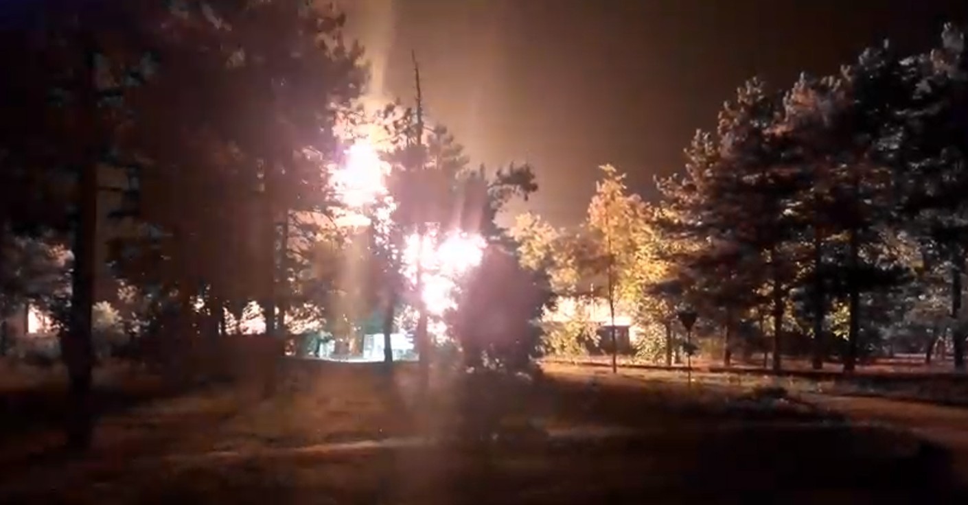 Explozie la Amara, unde o pungă cu gaze a fost atinsă în timpul unor foraje - VIDEO