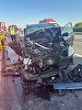 UPDATE - Planul Roşu de Intervenţie, activat după ce două autoturisme s-a ciocnit pe A1, în judeţul Giurgiu/ Sunt implicate opt persoane, două fiind încarcerate/ Patru adulţi şi doi copii, transportaţi la spital - FOTO
