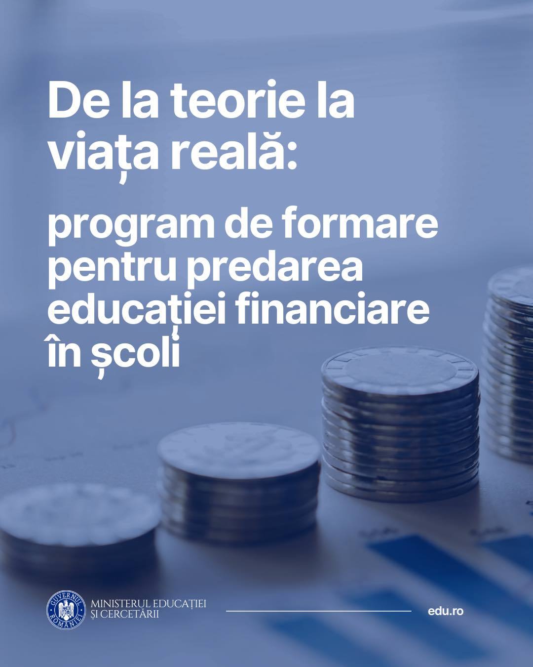 Peste 800 de profesori de gimnaziu şi liceu au participat, în această vară, la ateliere de educaţie economică şi financiară