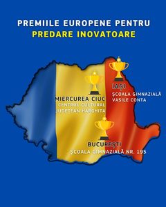 Ministerul Educaţiei: Trei proiecte coordonate de şcoli şi instituţii din România, câştigătoare la Premiul european pentru predare inovatoare 2025, acordat de Comisia Europeană